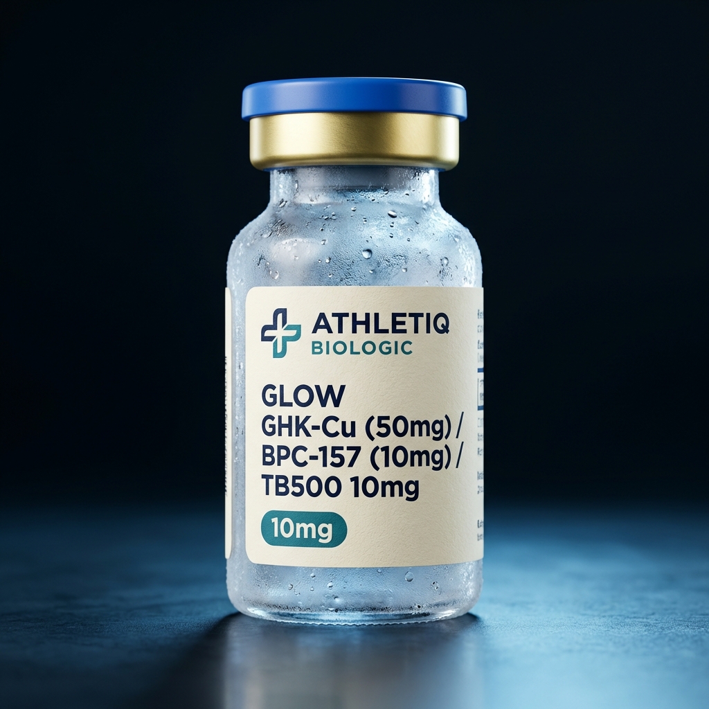 GLOW Blend – GHK-Cu (50mg) / BPC-157 (10mg) / TB-500 (10mg)